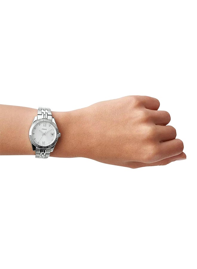 فوسيل - Women's Scarlette Mini Round Quartz Watch ES4897 - 32 mm - Silver - Image 1