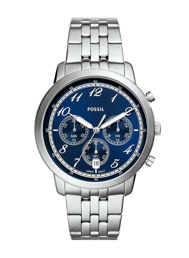 FOSSIL - Men's Neutra Round Quartz Watch FS6025 - 44 mm - Silver - Image 1