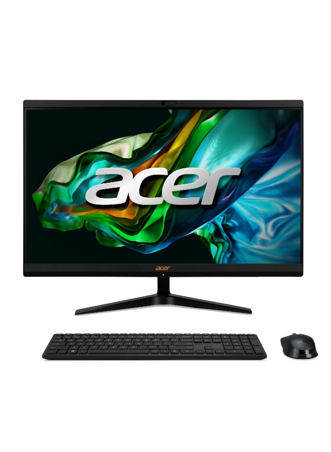 Aspire C24 AIO With 23.8-Inch Display, Intel Core i5-1334U Processor/8GB RAM/512GB SSD/Intel Iris Graphics/Windows 11 Home English/Arabic Black - pnsku/N70118085V/45/_/1728981718/a34ed4fc-7e0c-4159-b347-ac08a13e9d58