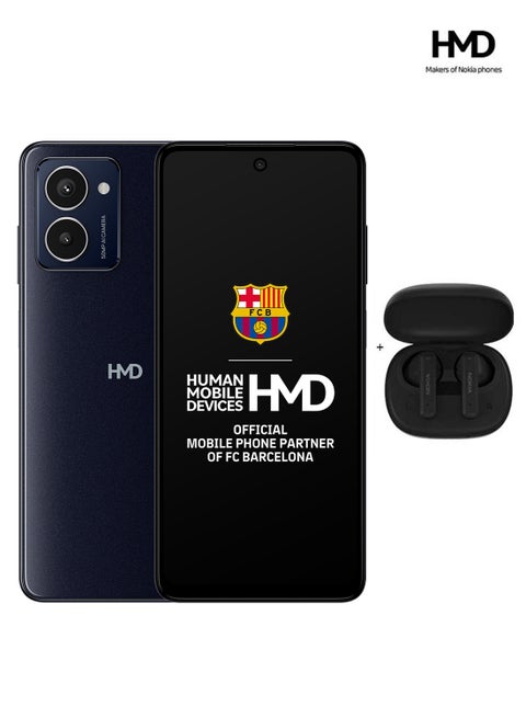 Pulse Pro 4G Dual SIM Black Ocean 8GB RAM 256GB + Nokia TWS 112 Wireless Earbuds - Middle East Version