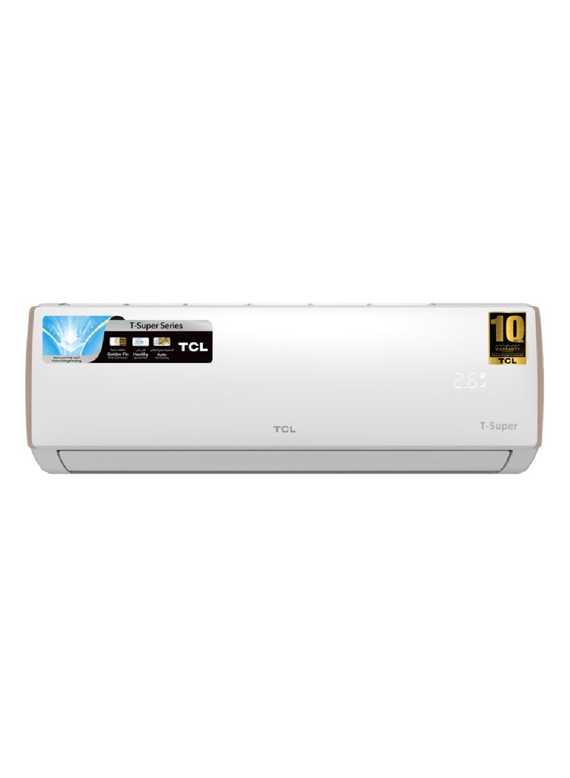 Split Air Conditioner - T-Super - 18,000 BTU, Cooling Only, Wi-Fi,inverter, Fast Cooling, IFEEL Technology 3000 W TAC-18CSU/TSS1 White