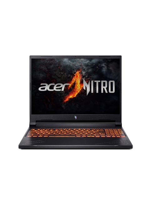 Nitro V16  Laptop With 16-Inch Display, Intel Core i7-14650HX  Processor/16GB RAM/512GB SSD/6GB NVIDIA GeForce RTX 4050 Graphics/Windows 11 Home English/Arabic Obsidian Black
