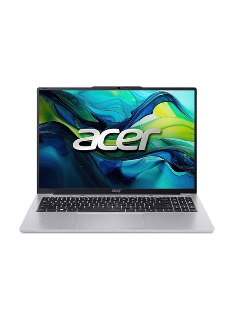 Aspire Lite Laptop With 16-Inch WUXGA(1920x1200) Display, Intel Core i5-1334U Processor/16GB RAM DDR5/512GB SSD/Intel UHD Graphics/Windows 11 Home English/Arabic Light Silver