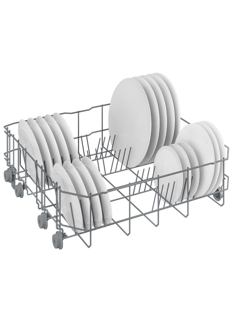 بيكو Free-Standing Dishwasher - 13 Place Settings - 5 Program 60 cm Full Size - Stainless Steel - Time Delay - Half Load DVN05322S Silver  - Image 4