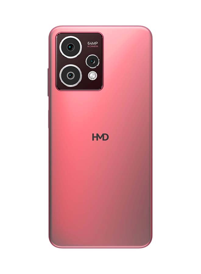 HMD Crest Max 5G Dual Sim Royal Pink 8GB RAM 256GB + 360 Auto Face Tracking camera + 1 year Screen Damage Protection - Middle East Version  - Image 3