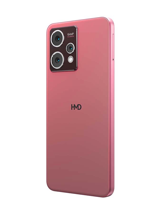 HMD - Crest Max 5G Dual Sim Royal Pink 8GB RAM 256GB + 360 Auto Face Tracking camera + 1 year Screen Damage Protection - Middle East Version - Image 1
