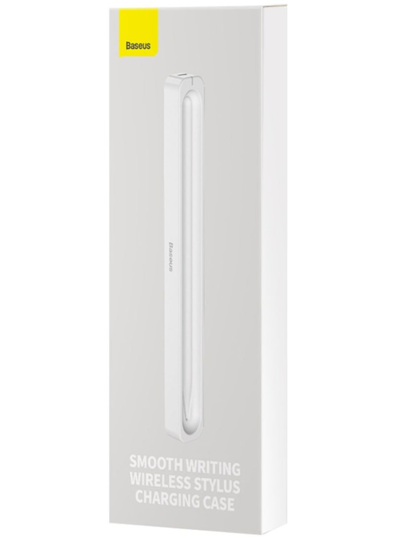 Baseus Wireless Stylus Charging Case Compatible with Apple Pencil 2, Includes Simple Series Type-C 3A Charging Cable (0.3m) - Sleek and Stylish Design for Convenient Stylus Storage and Fast Charging, Perfect for Artists, Students, and Professionals on the Go White  - Image 4