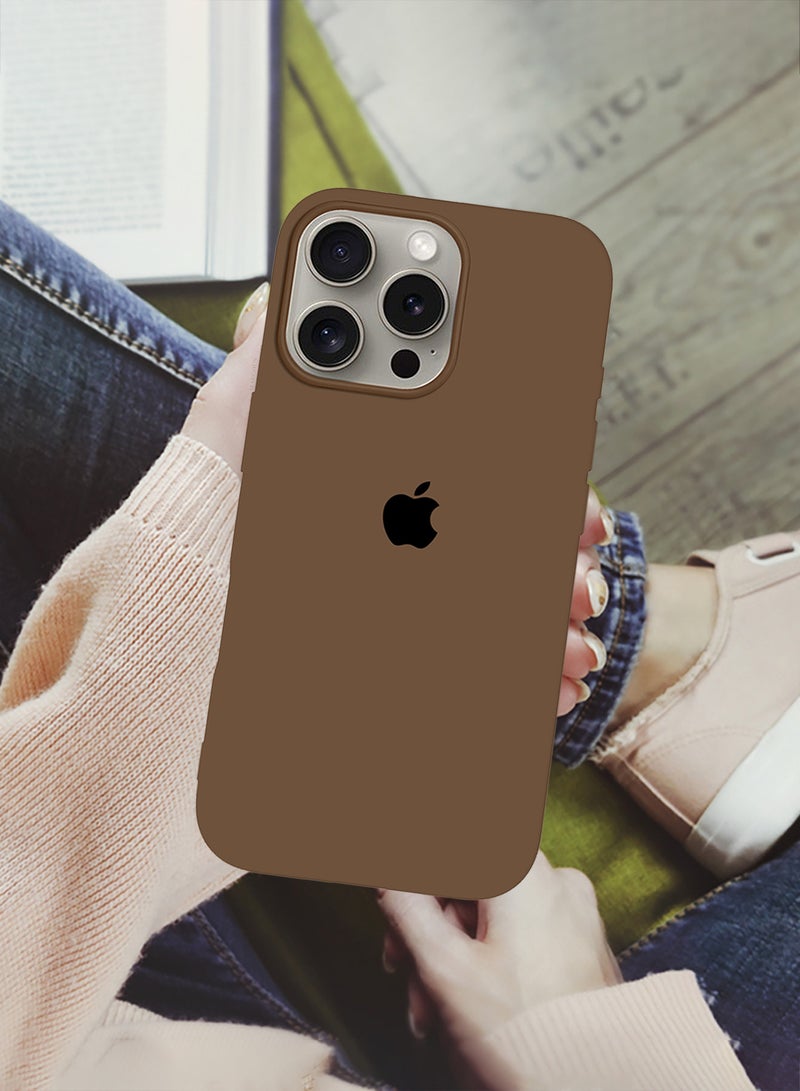 MARGOUN (for iPhone 16 Pro Max) Case, Slim Silicone Case, Full Covered Anti Scratch Shockproof Protective Cover Desert Titanium  - Image 5