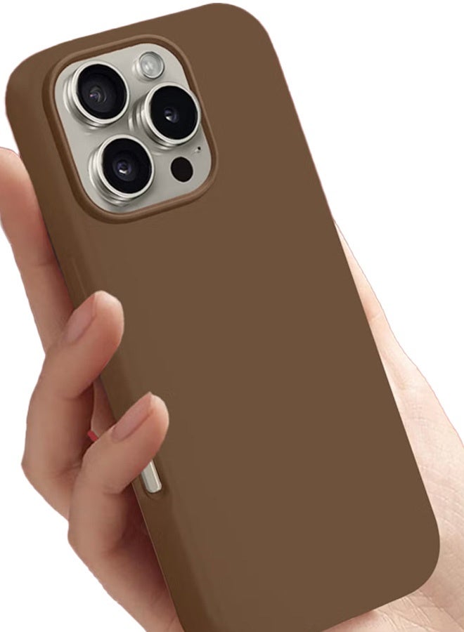 مارجون Case Cover for Apple iPhone 16 Pro Max, Slim Silicone Case, Full Covered Anti Scratch Shockproof Protective Cover Desert Titanium - Image 2