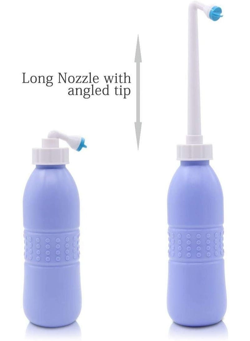 Home Care - Home Care Large Portable Bidet Bottle with Extended Nozzle – 650ml Travel Bidet for Effortless Personal Cleansing and Hygiene Blue - Image 1