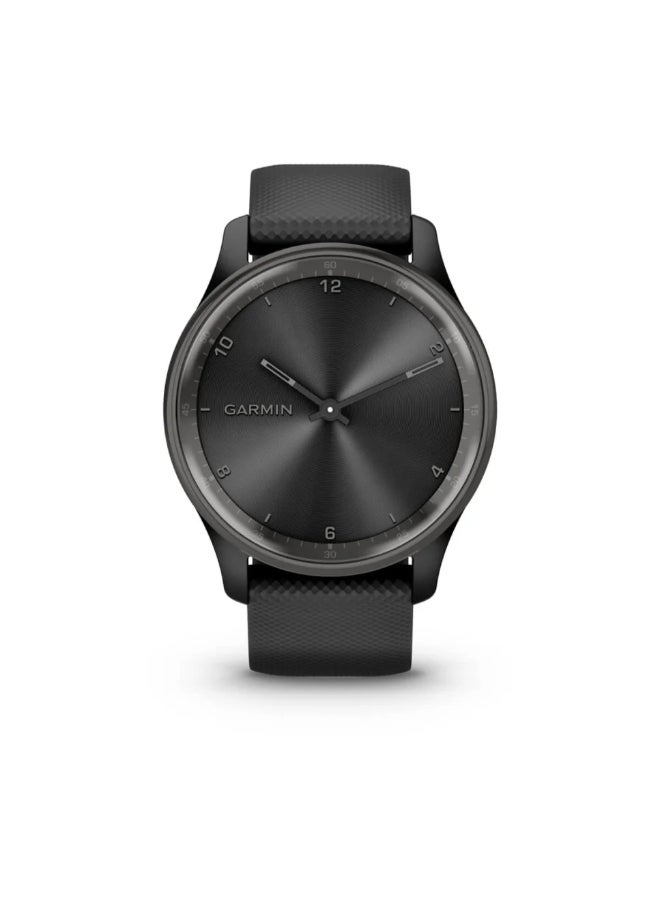 GARMIN Vivomove Trend - 40.4 Mm - Up To 5 Days Of Battery Life - 1.1" Inch Lcd Display, Chemically Strengthened Glass, Heart Rate Monitor, Stress Tracking, Smart Notification, Tap To Pay, Ios And Android Compatible Black - Image 2