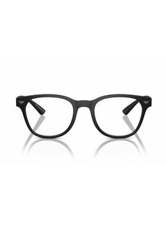 Unisex Round Shape Plastic Eyeglass Frames 5001 - Lens Size: 50 Mm - Matte Black - pnsku/N70118231V/45/_/1728974131/6531242d-f1cc-4cf2-bf49-8a28ed5f24b0