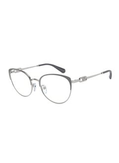 Unisex Cat Eye Shape Plastic Eyeglass Frames 3370 - Lens Size: 51 Mm - Shiny Silver/Grey - pnsku/N70118234V/45/_/1728974265/e3fe5f86-372b-4d79-961f-5499d0f6518e