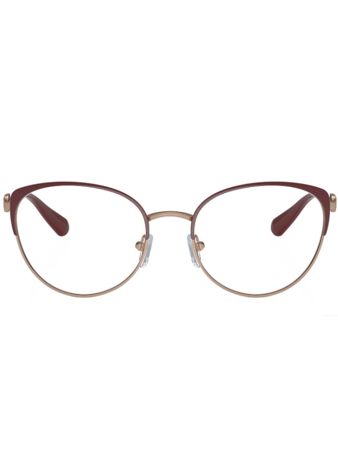 امبوريو ارماني - Unisex Cat Eye Shape Plastic Eyeglass Frames 3268 - Lens Size: 51 Mm - Shiny Rose Gold - Image 1