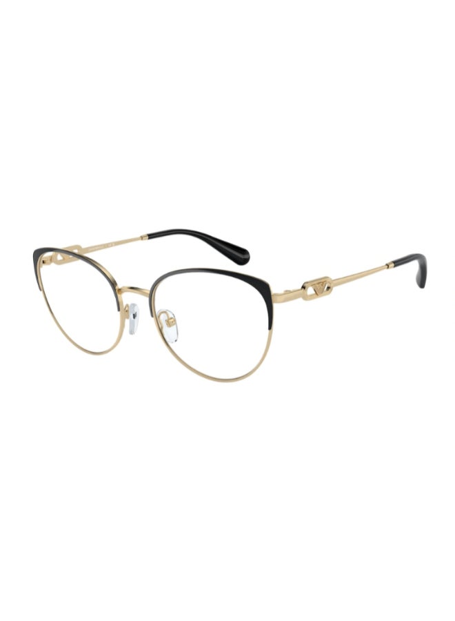 امبوريو ارماني - Unisex Cat Eye Shape Plastic Eyeglass Frames 3014 - Lens Size: 51 Mm - Shiny Pale Gold - Image 1