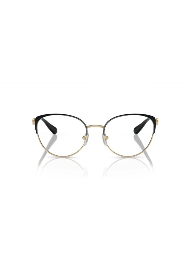 امبوريو ارماني - Unisex Cat Eye Shape Plastic Eyeglass Frames 3014 - Lens Size: 51 Mm - Shiny Pale Gold - Image 1