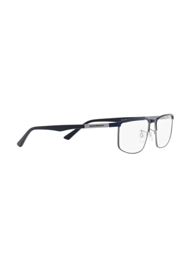 EMPORIO ARMANI Unisex Rectangular Shape Plastic Eyeglass Frames 3155 - Lens Size: 54 Mm - Matte Blue - Image 5