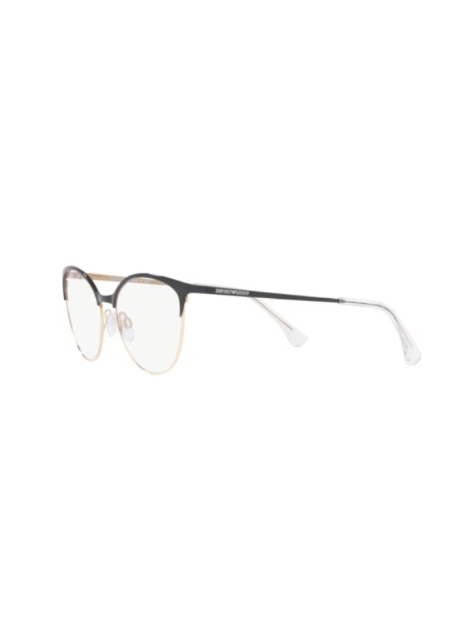 امبوريو ارماني - Women's Cat Eye Shape Plastic Eyeglass Frames 3014 - Lens Size: 54 Mm - Shiney Black - Image 1