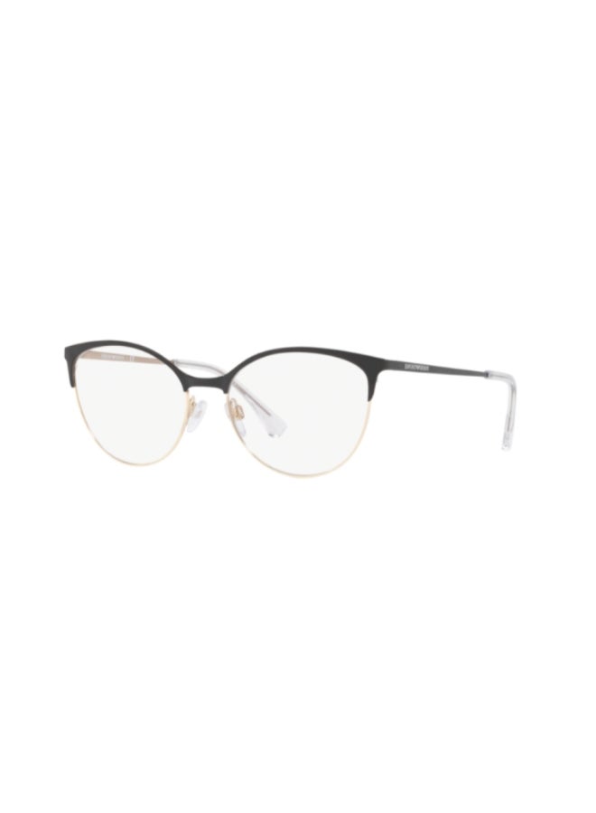 امبوريو ارماني - Women's Cat Eye Shape Plastic Eyeglass Frames 3014 - Lens Size: 54 Mm - Shiney Black - Image 1