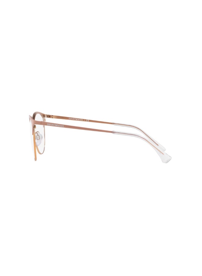 امبوريو ارماني - Women's Cat Eye Shape Plastic Eyeglass Frames 3167 - Lens Size: 54 Mm - Shiney Pink And Rose Gold - Image 1