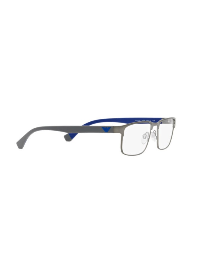 امبوريو ارماني - Men's Rectangular Shape Plastic Eyeglass Frames 3095 - Lens Size: 54 Mm - Matte Gunmetal - Image 1