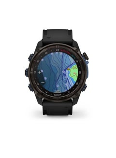 GARMIN Descent Mk3I  - 51 Mm - Up To 25  Days Of Battery Life - 1.4" Inch Amoled Display, Scratch Resistant, Sapphire Crystal, Heart Rate Monitor, Stress Tracking, Dive Features, Advanced Gps Features, Ios And Android Compatible Black  - Image 4