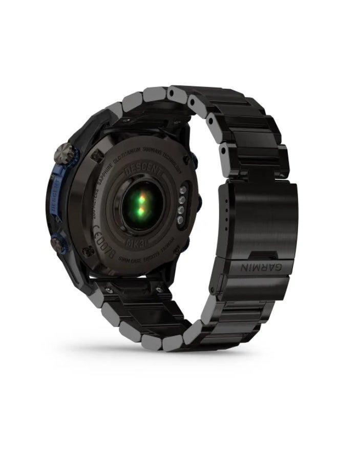 GARMIN Descent Mk3I - 51 Mm - Up To 25  Days Of Battery Life - 1.4" Inch Amoled Display, Scratch Resistant, Sapphire Crystal, Heart Rate Monitor, Stress Tracking, Dive Features, Advanced Gps Features, Ios And Android Compatible Carbon Grey  - Image 4