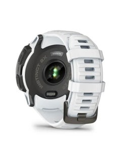 GARMIN Instinct 2X Solar - 50 Mm - Up To 40 Days Of Battery Life - 1.1" Inch Monochrome Display, Scratch Resistant, Power Glass, Heart Rate Monitor, Stress Tracking, Solar Charging, Built In Led Flashlight, Ios And Android Compatible Whitestone  - Image 4
