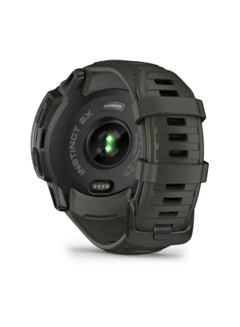 GARMIN Instinct 2X Solar - 50 Mm - Up To 40 Days Of Battery Life - 1.1" Inch Monochrome Display, Scratch Resistant, Power Glass, Heart Rate Monitor, Stress Tracking, Solar Charging, Built In Led Flashlight, Ios And Android Compatible Moss  - Image 4