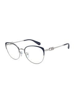 Unisex Cat Eye Shape Plastic Eyeglass Frames 3368 - Lens Size: 51 Mm - Shiney Silver And Blue - pnsku/N70118327V/45/_/1728974357/a32694cf-9953-43ff-85e7-9c404e9ce955