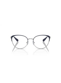 Unisex Cat Eye Shape Plastic Eyeglass Frames 3368 - Lens Size: 51 Mm - Shiney Silver And Blue - pnsku/N70118327V/45/_/1728974360/6d364ef1-2388-498b-8eda-85d4085399c2