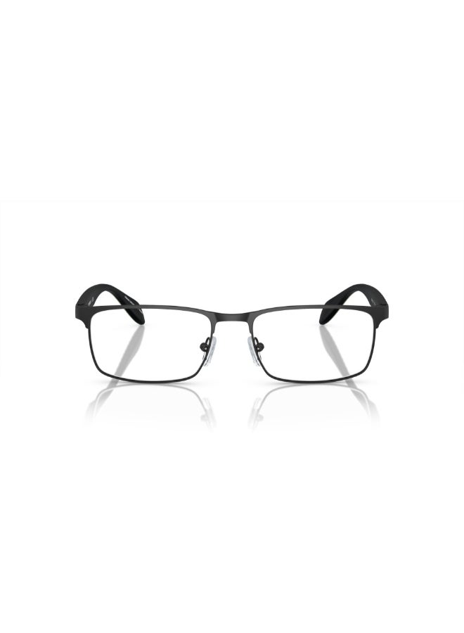 EMPORIO ARMANI Men's Rectangular Shape Plastic Eyeglass Frames 3001 - Lens Size: 54 Mm - Matte Black - Image 4