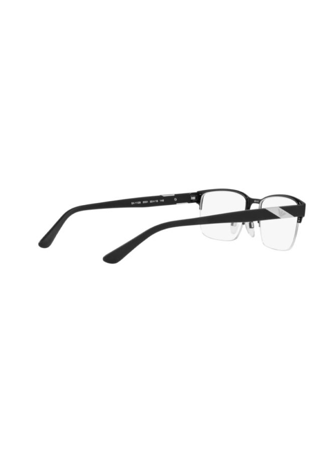 امبوريو ارماني - Men's Rectangular Shape Plastic Eyeglass Frames 3001 - Lens Size: 53 Mm - Matte Black - Image 1