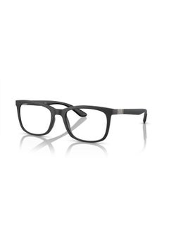 Ray-Ban Men's Rectangular Shape Plastic Eyeglass Frames 8063 - Lens Size: 52 Mm - Sand Brown  - Image 1