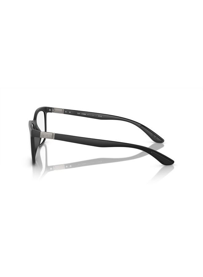 Ray-Ban - Men's Rectangular Shape Plastic Eyeglass Frames 8063 - Lens Size: 52 Mm - Sand Brown - Image 1