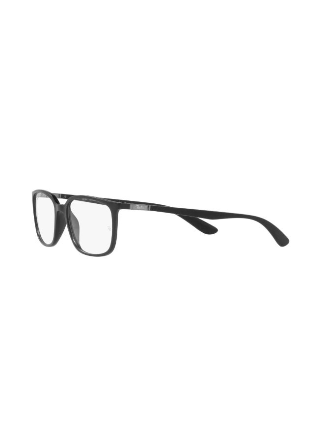 Ray-Ban Men's Rectangular Shape Plastic Eyeglass Frames 5204 - Lens Size: 52 Mm - Matte Black - Image 2