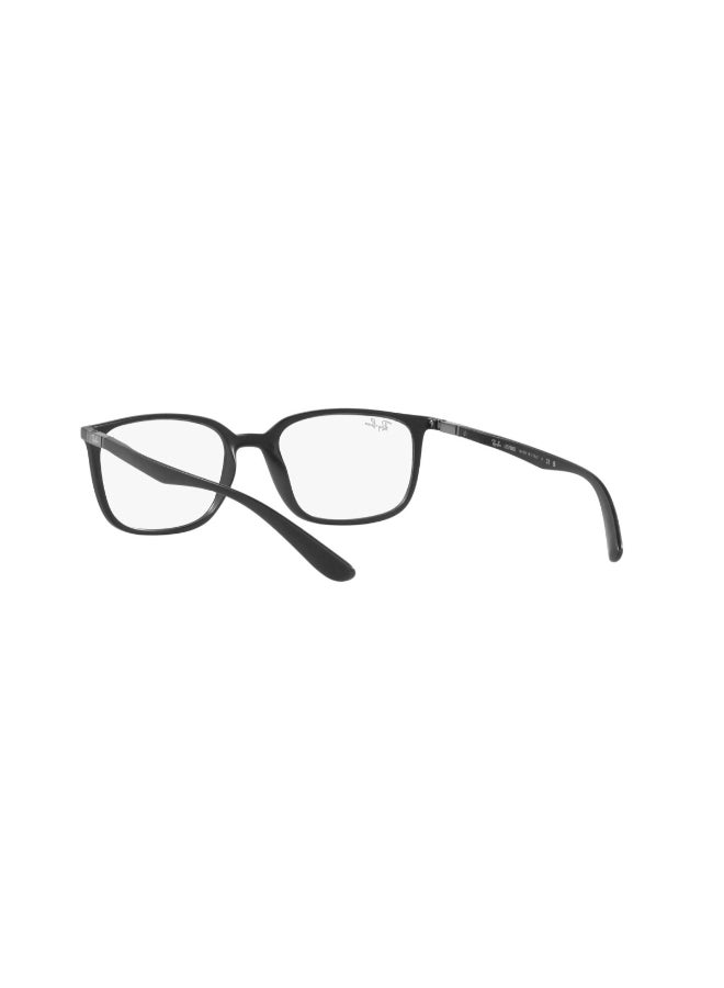 Ray-Ban Men's Rectangular Shape Plastic Eyeglass Frames 5204 - Lens Size: 52 Mm - Matte Black - Image 5