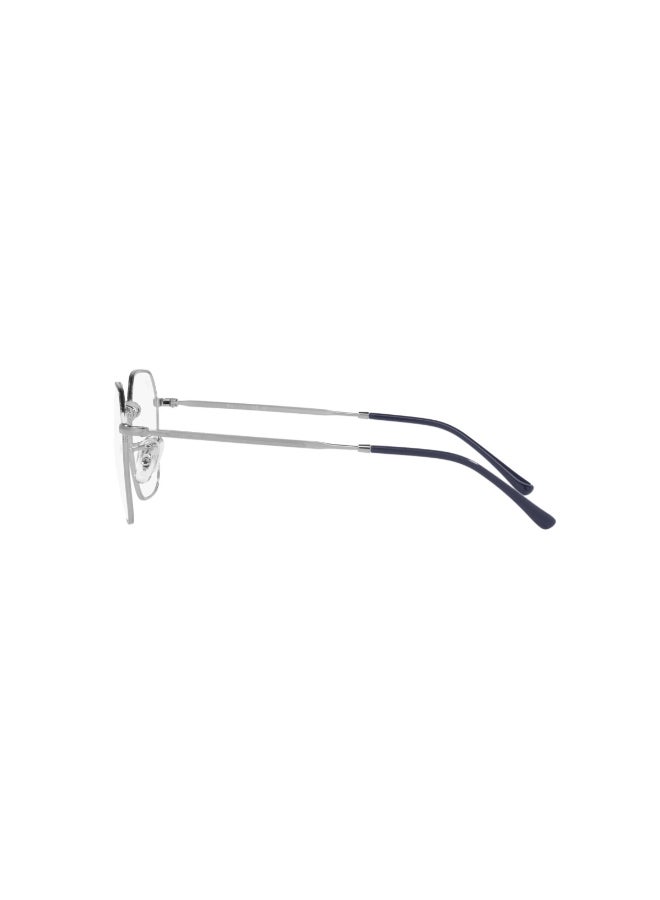 Ray-Ban Unisex Hexagon Shape Plastic Eyeglass Frames 2502 - Lens Size: 51 Mm - Gunmetal - Image 3
