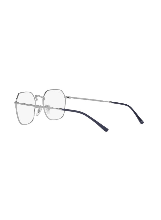 Ray-Ban Unisex Hexagon Shape Plastic Eyeglass Frames 2502 - Lens Size: 51 Mm - Gunmetal - Image 4