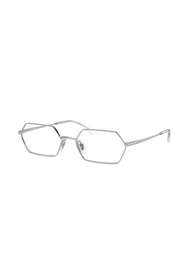 Ray-Ban Unisex Plastic Eyeglass Frames 2501 - Lens Size: 54 Mm - Silver - Image 1