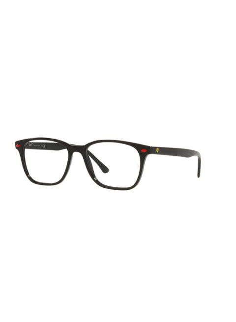 Men's Rectangular Shape Plastic Eyeglass Frames F601 - Lens Size: 53 Mm - Black