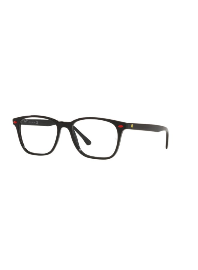 Men's Rectangular Shape Plastic Eyeglass Frames F601 - Lens Size: 53 Mm - Black