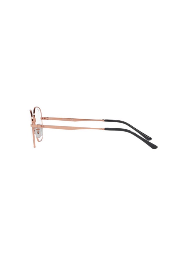 Ray-Ban Unisex Round Shape Plastic Eyeglass Frames 3094 - Lens Size: 49 Mm - Rose Gold - Image 2