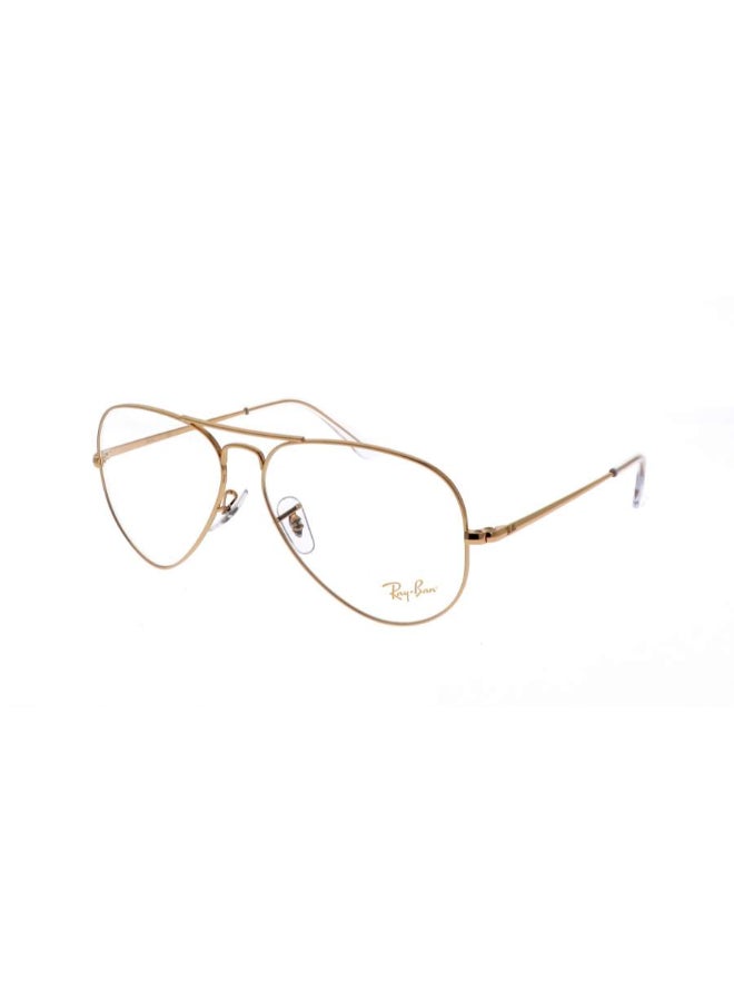 Ray-Ban Unisex Aviator Shape Plastic Eyeglass Frames 3086 - Lens Size: 58 Mm - Legend Gold - Image 1