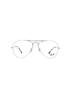 Ray-Ban Unisex Aviator Shape Plastic Eyeglass Frames 2501 - Lens Size: 58 Mm - Silver  - Image 2