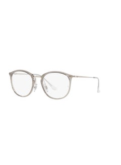 Ray-Ban Women's Round Shape Plastic Eyeglass Frames 8125 - Lens Size: 51 Mm - Transparent Grey  - Image 1