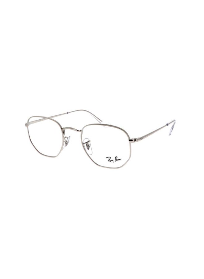 Ray-Ban Men's Oval Shape Plastic Eyeglass Frames 2501 - Lens Size: 51 Mm - Silver - Image 1