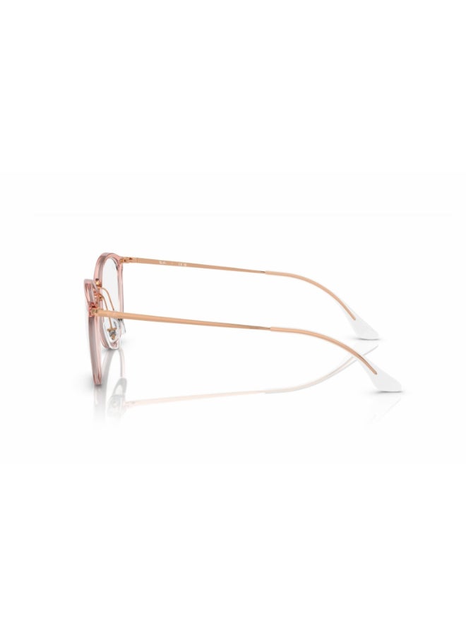 Ray-Ban Women's Round Shape Plastic Eyeglass Frames 8335 - Lens Size: 51 Mm - Transparent Pink - Image 2
