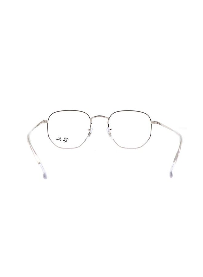 Ray-Ban Men's Oval Shape Plastic Eyeglass Frames 2501 - Lens Size: 54 Mm - Silver - Image 4