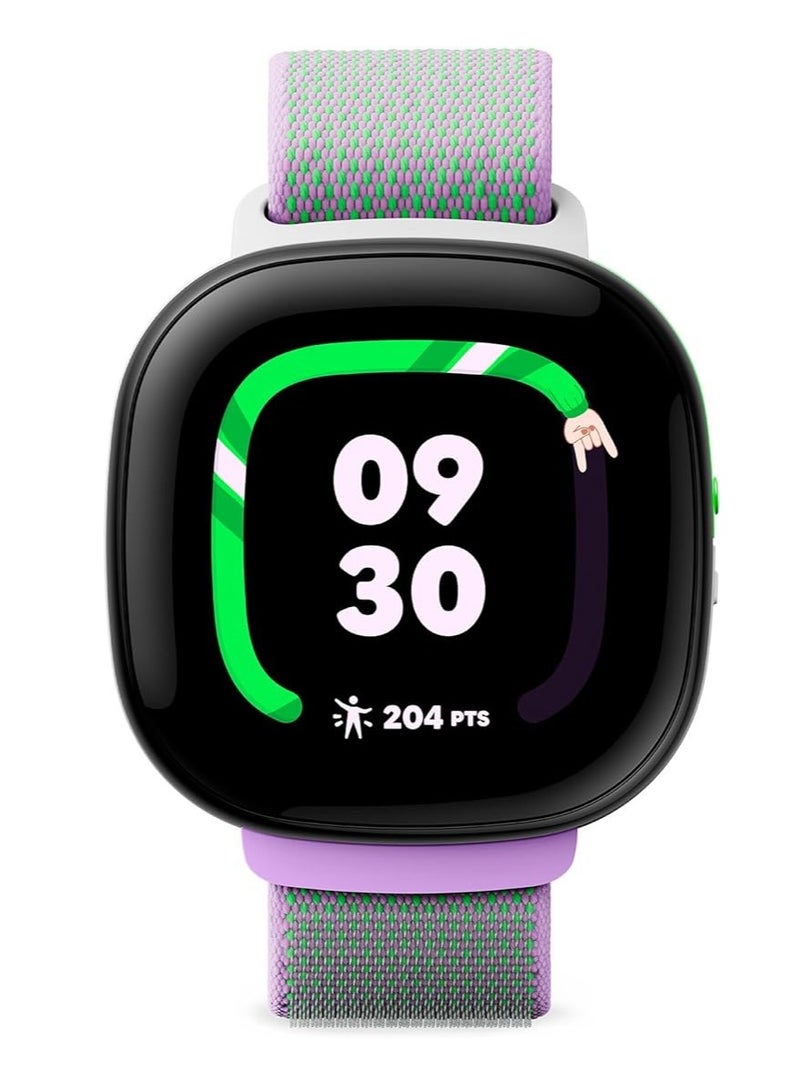 Fitbit - Google Ace LTE - Kids Smartwatch with Call, Message, GPS, and Activity-Based Games, Ace Pass Data Plan Required - Spicy - Moovin - Image 1
